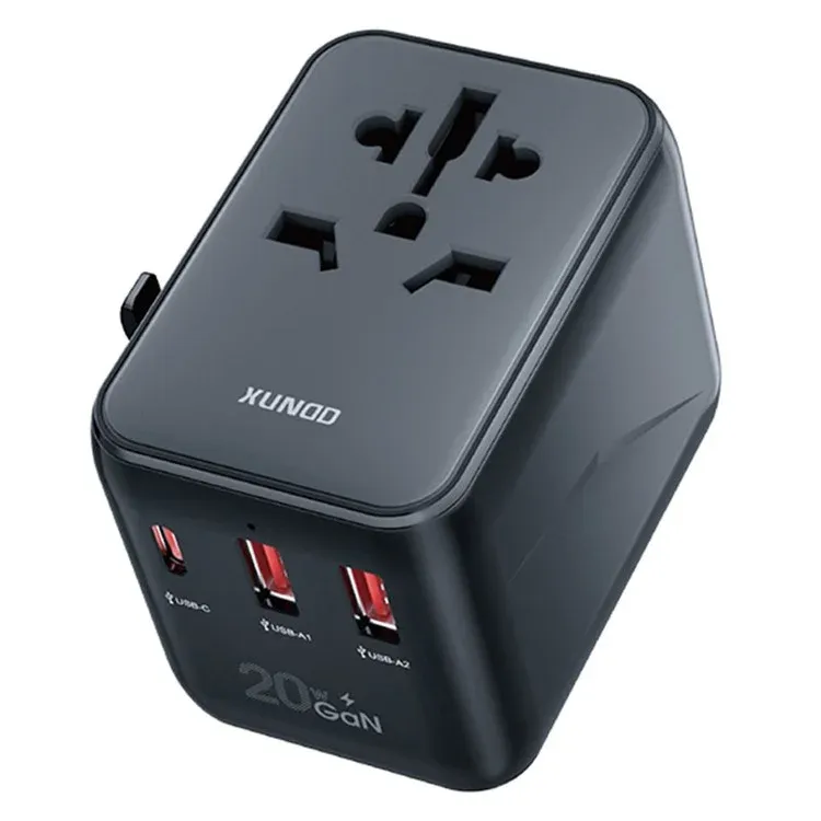 Universal Travel Adapter 3 USB Ports Demo Product